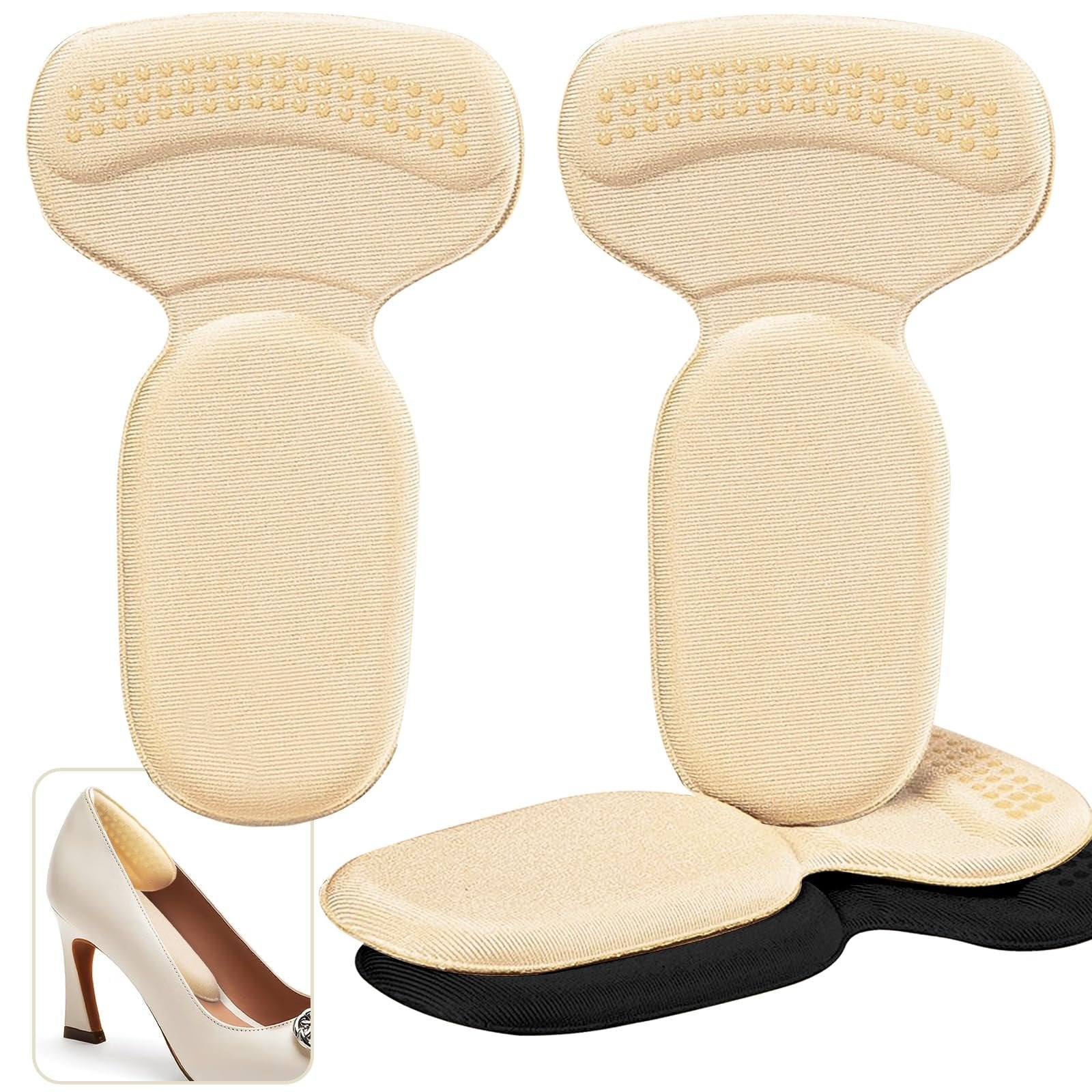 🔥Last Day - 49% OFF 🎁Anti-slip Heel Liners Soft Cushion Heel Protector Pads For Women Men Shoes