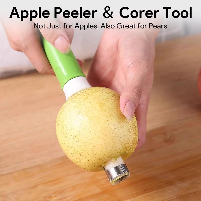 🔥2-in-1 Stainless Steel Fruit Corer & Peeler✨Must-Have Kitchen Gadget