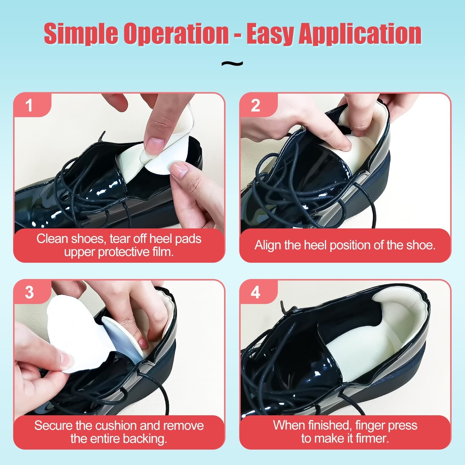 🔥Last Day - 49% OFF 🎁Anti-slip Heel Liners Soft Cushion Heel Protector Pads For Women Men Shoes