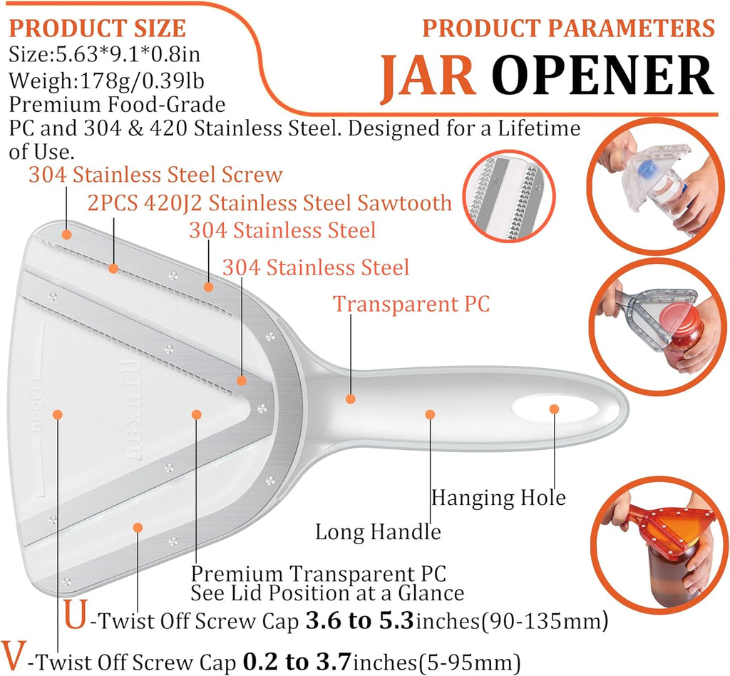 🎁 Last Day Sale 49% OFF 🔥Premium Jar Opener – Effortless Twist for Any Lid