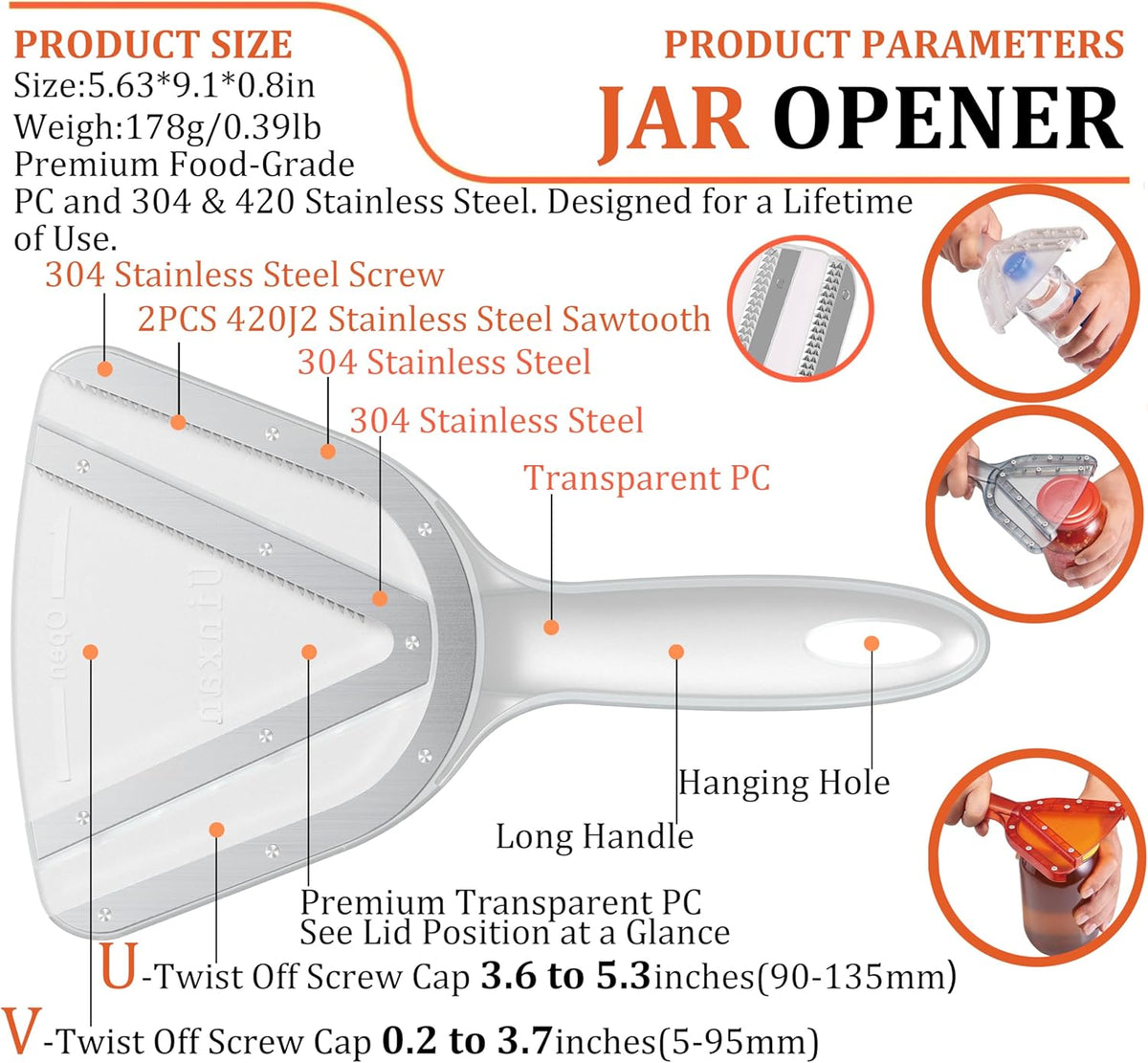 🎁 Last Day Sale 49% OFF 🔥Premium Jar Opener – Effortless Twist for Any Lid
