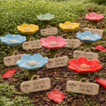 🌸🐝Flower-Shaped Ceramic Bee Watering Station