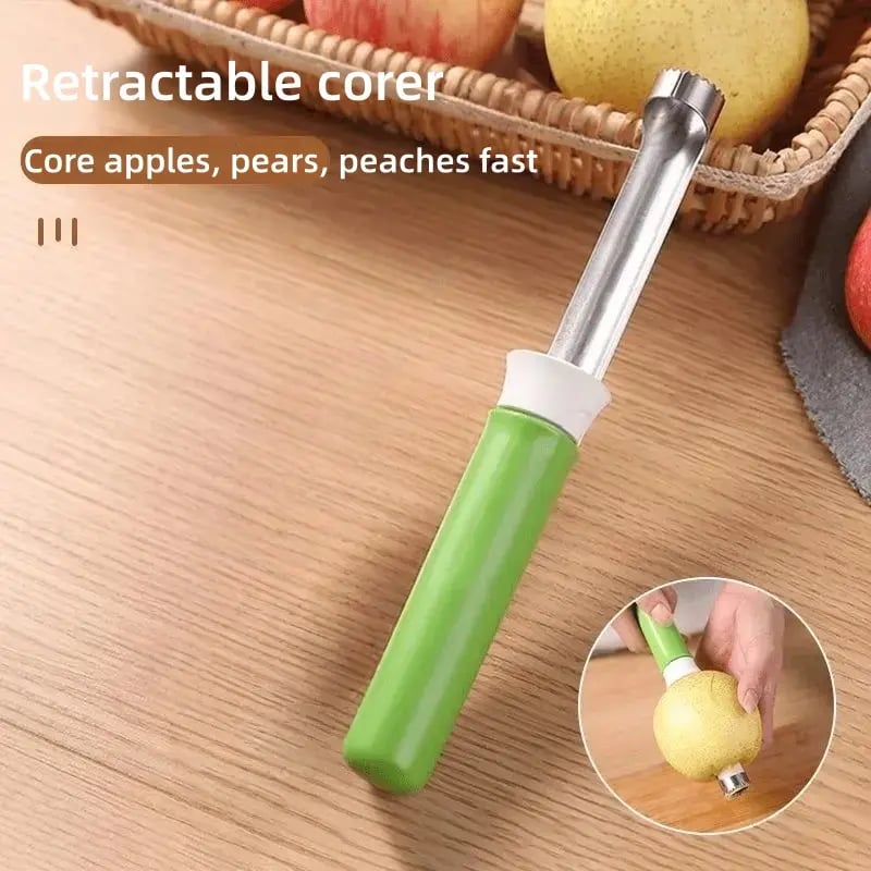 🔥2-in-1 Stainless Steel Fruit Corer & Peeler✨Must-Have Kitchen Gadget