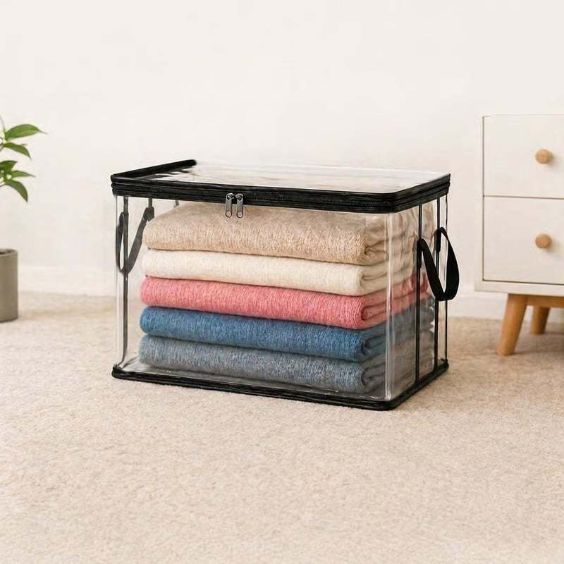 🎁 Mother's Day Sale 49% OFF - Large Heavy-Duty Thick Clear Storage Bag for Clothes, Moving & Storage